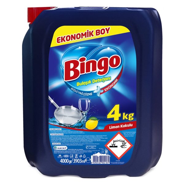 Bingo Sıvı Bulaşık Deterjanı 4 Kg