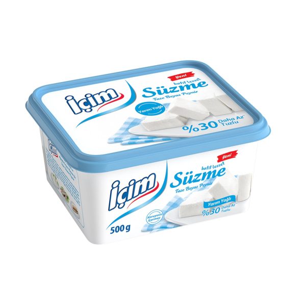 İçim Yarım Yağlı Süzme Peynir 500gr